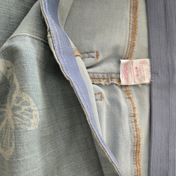 NWOT Junior No Boundaries  Light Blue Denim Bell Bottom Jeans Size M (7-9) - Picture 11 of 16